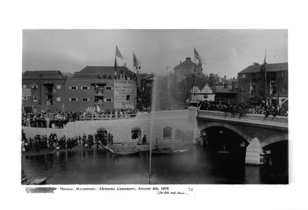 Opening of the new Maidstone Bridge 1879